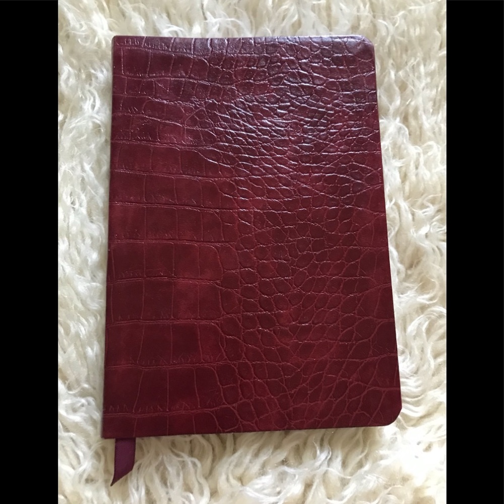 NEW Burgundy Faux Leather Journal
